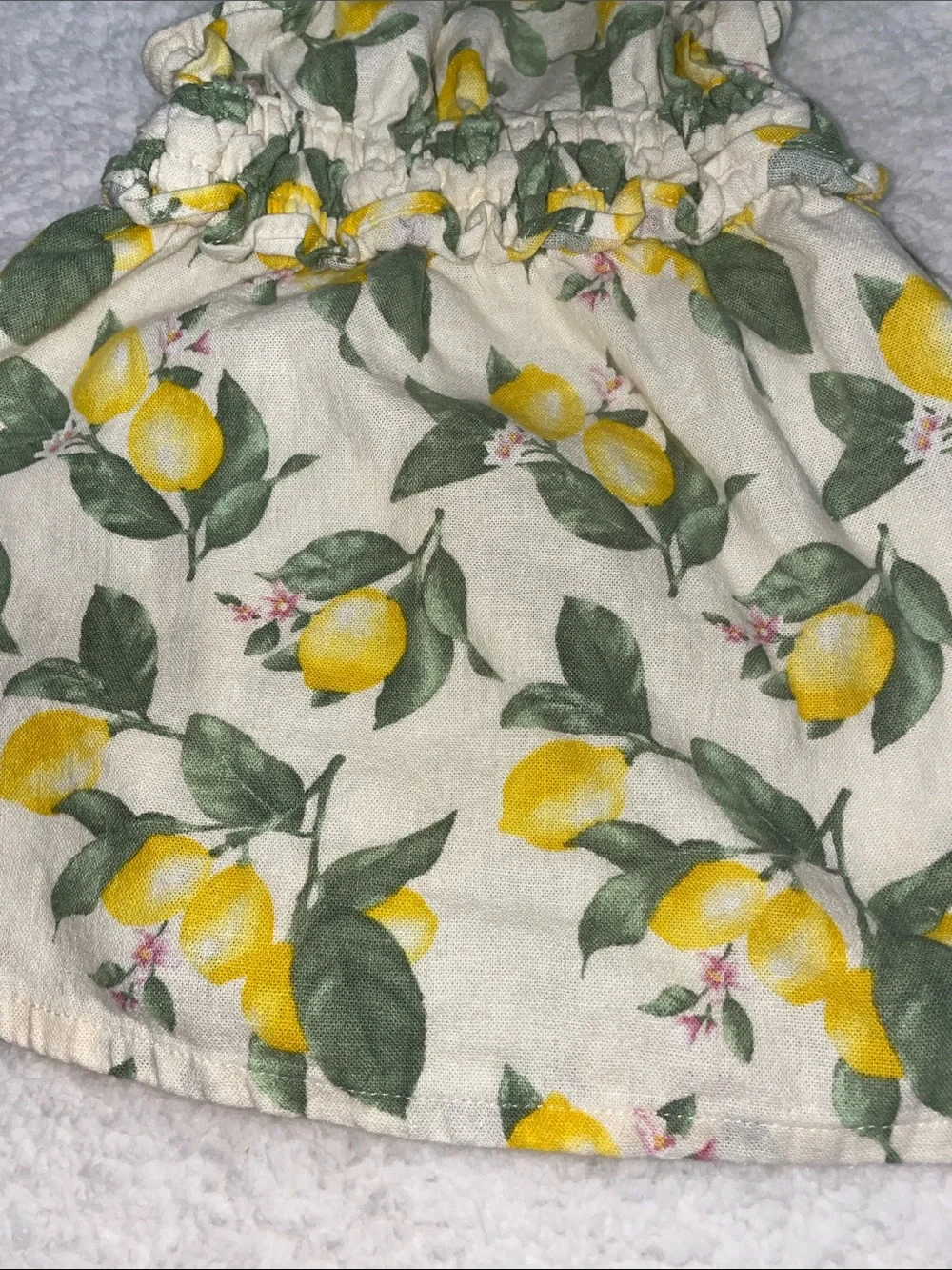 Old Navy Linen Blend Lemon Dress